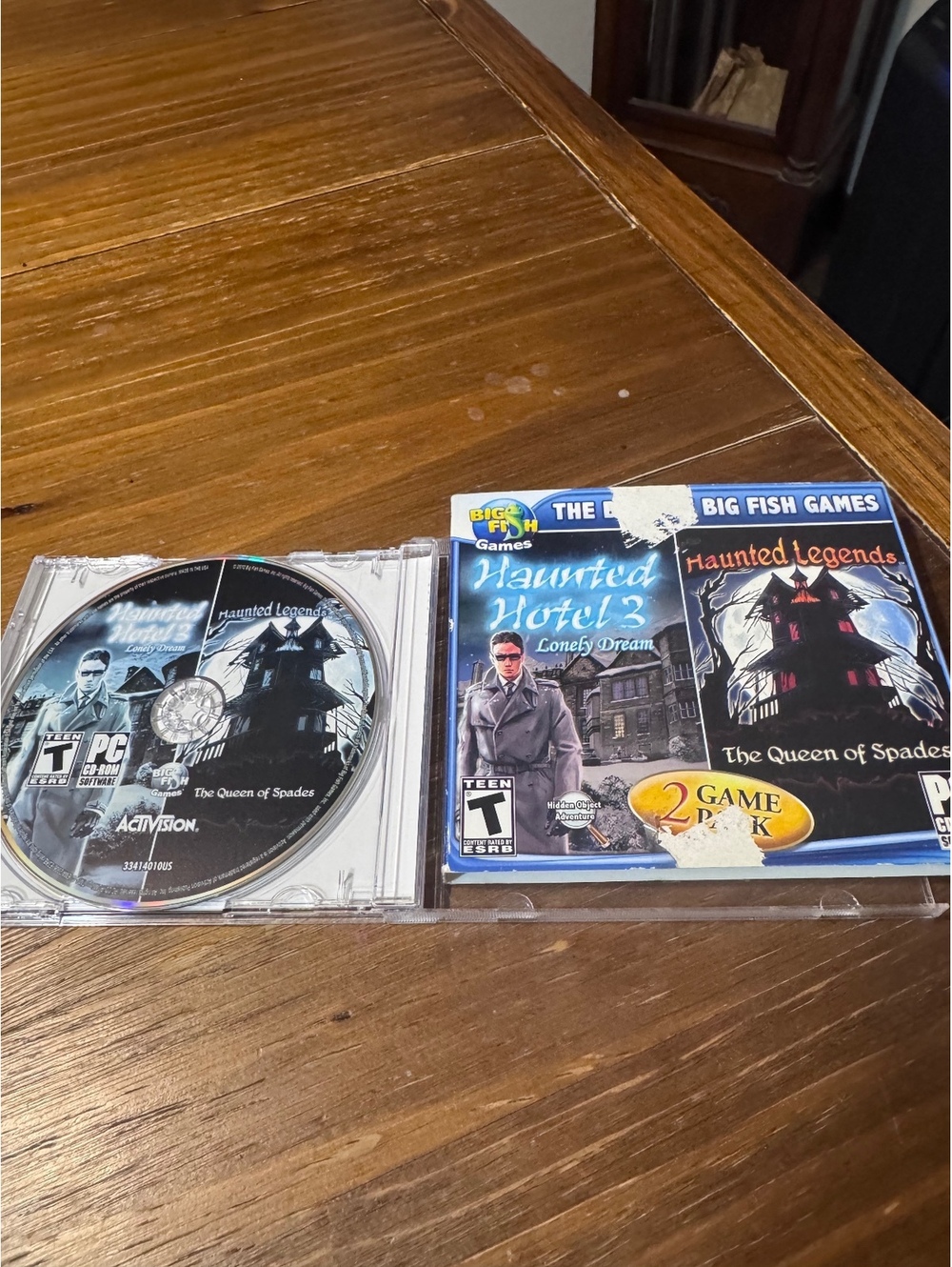 Big Fish Games 2 Game Pack PC Haunted Hotel 3 + Haunted Legends Queen of Spades